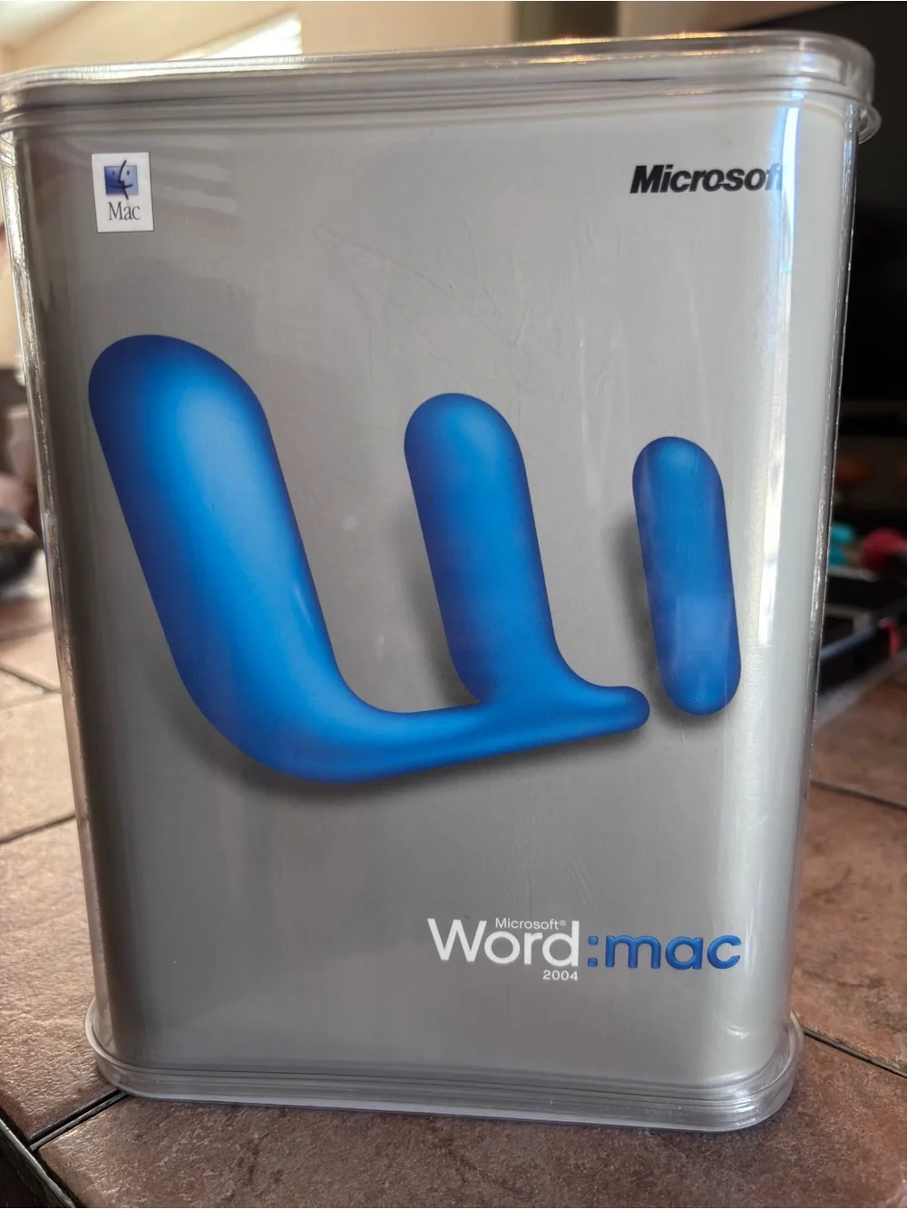 Vintage Microsoft Word:Mac 2004 - Rare Standalone Clamshell Edition Open Box